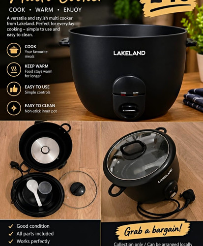 Lakeland multi cooker - cooker, 8
