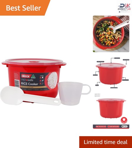 Versatile 75l red microwave - red,