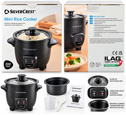 Silvercrest mini rice cooker - silvercrest,